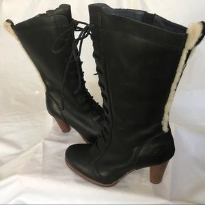 Ugg Black Leather Boots